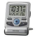 リズム RHYTHM 電波目覚まし時計 音声アラーム トラベルクロック(8RZ214SR19) 取り寄せ商品