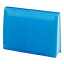 リヒトラブ LIHIT LAB. AQUA DROPs エクスパンディングファイル A4 青(A-5050-8-BL) 目安在庫=○