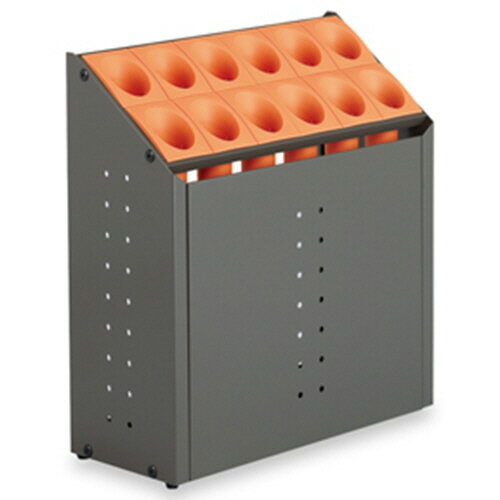 テラモト 傘立て オブリークアーバン C12 12本用 オレンジ 1台(UB-285-212-7) 目安在庫=○