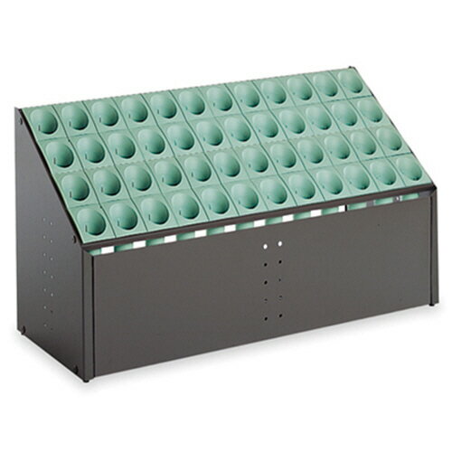 テラモト 傘立て オブリークアーバン C48 48本用 グリーン 1台(UB-285-248-1) 目安在庫=○