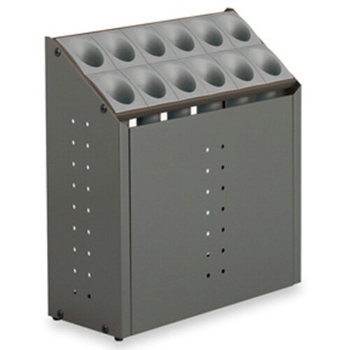 テラモト 傘立て オブリークアーバン C12 12本用 グレー 1台(UB-285-212-6) 目安在庫=○