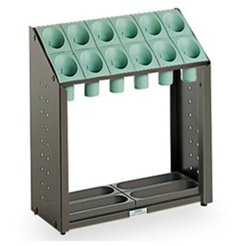 テラモト 傘立て オブリークアーバン B12 12本用 グリーン 1台(UB-285-112-1) 目安在庫=○