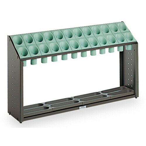 テラモト 傘立て オブリークアーバン B24 24本用 グリーン 1台(UB-285-124-1) 目安在庫=○