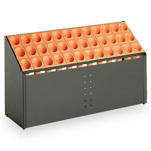 テラモト 傘立て オブリークアーバン C36 36本用 オレンジ 1台(UB-285-236-7) 目安在庫=○