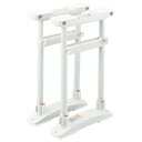 積水樹脂 家具転倒防止用圧着Wポール Lサイズ ホワイト 1セット(2本)(KBW-LMW) 目安在庫=○