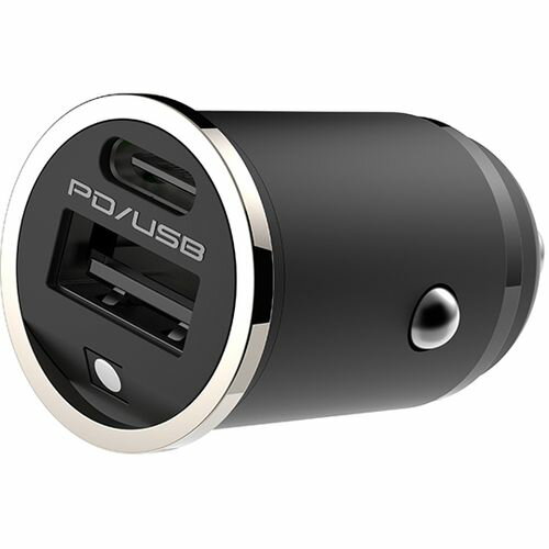 カシムラ 車載用USB電源 DC-PD20W USB 2ポート 自動判定 アンビエントライト付コンパクト(69-1228-86) 取り寄せ商品