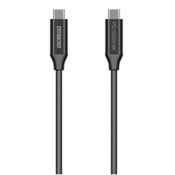 アドテック Type-C to C ケーブル(4K・100W/10Gb/1.0m) ホワイト(APC-V1010CC-4KU3G2-W) 取り寄せ商品