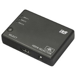 ラトックシステム RS-HDSW31-4KZ 4K60Hz対応 3入力1出力 HDMI切替器 取り寄せ商品