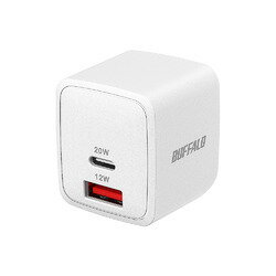 バッファロー BSACPD2010C2WH PD20W対応AC充電器 C×1/A×1 2ポート ホワイト 取り寄せ商品 バッファロー BSACPD2010C2WH PD20W対応AC充電器 C×1/A×1 2ポート ホワイト 取り寄せ商品