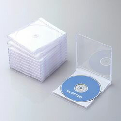 厚さ10.4mmの標準タイプ。インデックスカードだけでなく背ラベルも収納できる標準タイプのBlu-ray/DVD/CDケース。ケース1枚につきディスク1枚を収納可能です。ケース内側に歌詞カードやインデックスカードが収納可能です。背ラベルも収納可能です。検索キーワード:ELECOM CCDJSCN10WH([対応機種]Blu-ray Disc/DVD/CD。[収納枚数]1 [入数]10 [カラー]ホワイト)