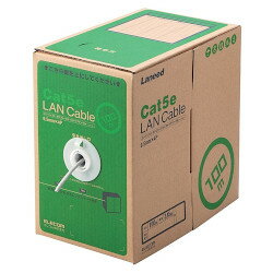 쥳 RoHSбLAN֥ CAT5E 100m 饤ȥ졼 ʰץѥå(LD-CT2/LG100/RS) ᡼߸