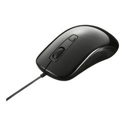 バッファロー BSMLU050BKZ 有線 レーザー式マウス 3ボタンタイプ ブラック 取り寄せ商品