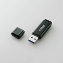 エレコム ELECOM USBフラッシュ HSU 64GB USB3.0 ブラック MF-HSU3A64GBK メーカー在庫品