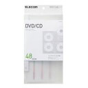 【P5E】エレコム CD DVD対応ファイルケース 48枚収納 クリア CCD-FS48CR(CCD-FS48CR) 目安在庫=△