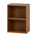 不二貿易 カラーボックス2段 NA 1セット(2個入) 96501(69-1895-01) 取り寄せ商品