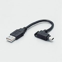 エレコム USB-MBM5 モバイルmini USB2.0準拠延長ケーブル メーカー在庫品