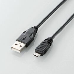 エレコム Micro-USB(A-MicroB)ケーブル 2m U2C-AMB20BK 目安在庫=○