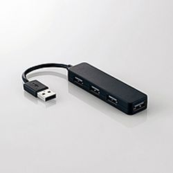 エレコム USBHUB2.0 カラフルモデル バ