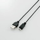 エレコム ELECOM 極細Micro-USB(A-MicroB)ケーブル 1.0m ブラック MPA-AMBXLP10BK メーカー在庫品