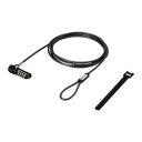バッファロー BLD4W 4桁ダイヤル錠+ワイヤー付 取り寄せ商品