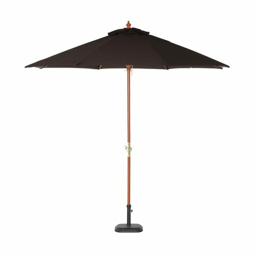 不二貿易 木製パラソル 270cm ブラウン 270BR 60164(69-1896-43) 取り寄せ商品