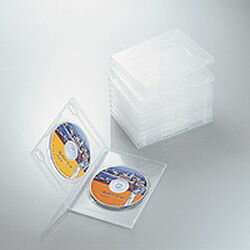 エレコム CCD-DVD06CR DVDトールケース 