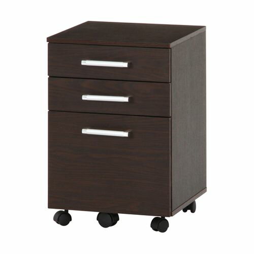 不二貿易 サイドチェスト プレーン Dブラウン 13525(69-1895-52) 取り寄せ商品