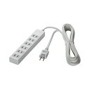 バッファロー BSTAPSG2610WH 2ピン式電源タップ 6個口 雷サージ防止 1m ホワイト 取り寄せ商品