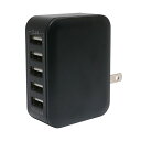 ミヨシ USB-ACアダプタ 2.4A 自動出力制御 ブラック(IPA-60U2/BK) 取り寄せ商品