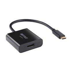 バッファロー ディスプレイ変換アダプタ USB Type-C - HDMI 60P対応 ブラック(BDCHD2BK) 取り寄せ商品 バッファロー ディスプレイ変換アダプタ USB Type-C - HDMI 60P対応 ブラック(BDCHD2BK) 取り寄せ商品