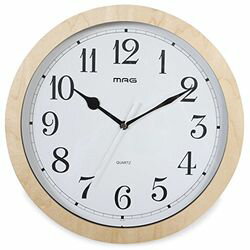 ノア MAG(マグ) 置き時計・掛け時計 ベージュ 30.0×30.0×4.8cm W-702N-Z 取り寄せ商品
