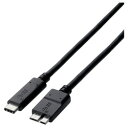 GR USB3.1P[u Gen2 C-microB^Cv Fؕi 3Ao 1.0m ubN(USB3-CMB10NBK) [J[݌ɕi