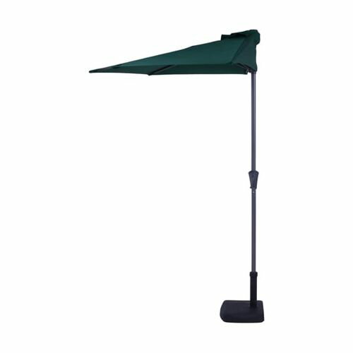 不二貿易 半円パラソル グリーン 37853(69-1894-50) 取り寄せ商品