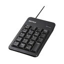 バッファロー BSTK100BK 有線テンキーボード Tabキー付き ブラック 取り寄せ商品(2)