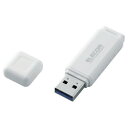 エレコム USBフラッシュ 16GB USB3.0 ホワイト MF-HSU3A16GWH メーカー在庫品
