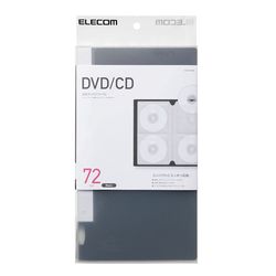 コンパクトにたっぷり収納!DVD/CDをきれいに整理・分類できるDVD/CD用ディスクファイル大量のDVDやCDをコンパクトに整理・収納できるDVD/CD用ディスクファイルです。ディスクの整理・検索に便利なインデックスラベルが付属しています。分類に便利な背ラベルカードが付属しています。検索キーワード:検索キーワード:CCDFS72BK([対応機種]DVD/CD。[収納枚数]72 [カラー]ブラック)