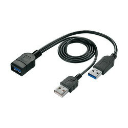I/Oデータ USB電源補助ケーブル UPAC-UT07M