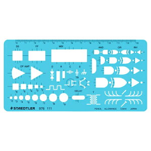 ステッドラー STAEDTLER テンプレート 論理回路定規(976 111) 取り寄せ商品
