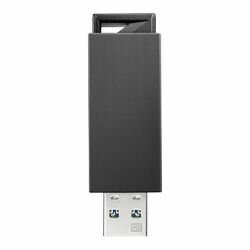 アイ・オー・データ機器 USB 3.1 Gen 1(USB 3.0)/2.0対応 USBメモリー 128GB ブラック(U3-PSH128G/K) 取り寄せ商品