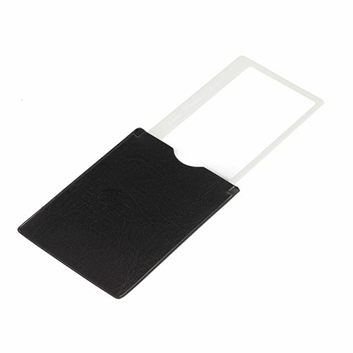 Kenko Tokina 極薄シートルーペ3倍 カード型 極薄カード型拡大鏡 ケース一体型ストッパー(KEN403570) 取り寄せ商品