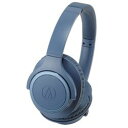 オーディオテクニカ Audio Technica Sound Reality ワイヤレスヘッドホンブルー 密閉ダイナミック型(ATH-SR30BT BL) メーカー在庫品