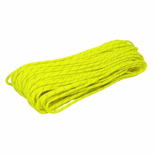 リッチボンド TIGER アメリカ製パラコード 5M リフレクティブ 反射材入りナイロン製 ネオンイ ...