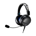 オーディオテクニカ Audio Technica ワイヤードゲーミングヘッドセット 密閉型 ブラック(ATH-GL3 BK) 取り寄せ商品