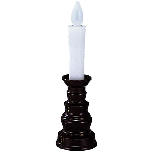 スマイルキッズ スマイルキッズ 燭台付安心のろうそく(中) テスト用電池つき ブラウン(ARO-3201DB) 取り寄せ商品