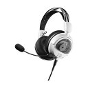 オーディオテクニカ Audio Technica ワイヤードゲーミングヘッドセット 開放型 ホワイト(ATH-GDL3 WH) 取り寄せ商品