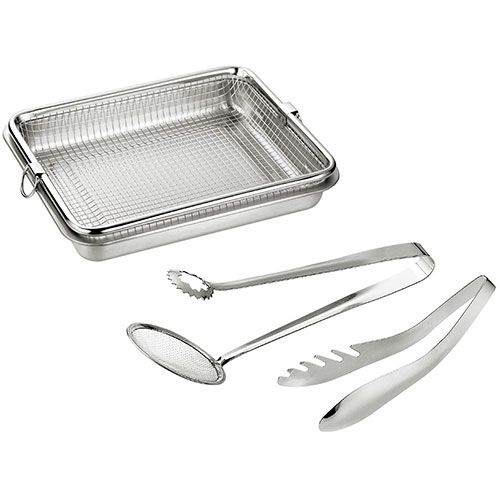 よこやま よこやま 燕熟の技 バット&角ザル トング付(EJBZ-500) 取り寄せ商品(3)