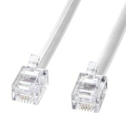 【P5S】サンワサプライ モジュラーケーブル(白) 10m TEL-N1-10N2(TEL-N1-10N2) メーカー在庫品 【P5S】サンワサプライ モジュラーケーブル(白) 10m TEL-N1-10N2(TEL-N1-10N2) メーカー在庫品