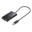 【P5S】サンワサプライ USBハブ付き 2.5ギガビットLANアダプタ(USB-3HLS8BK) メーカー在庫品(2)
