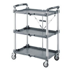 サンワサプライ SANWA SUPPLY CART-FA1GY 折りたたみカート3段式(W800) メーカー在庫品
