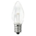 ヤザワコーポレーション LEDローソク球電球色 E12 クリア(LDC1LG20E12C) 取り寄せ商品